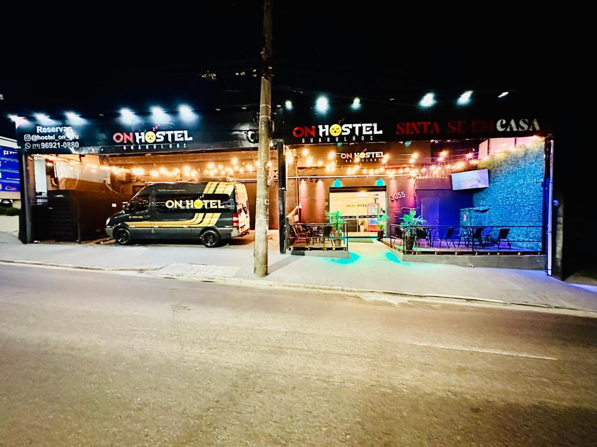 On Hostel II Gru Aeroporto Translado 24 Hs Гуарульос Екстериор снимка